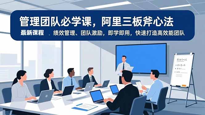 管理团队必学课，阿里三板斧心法、绩效管理、团队激励，即学即用，快速打造高效能团队-夏姐拆项目