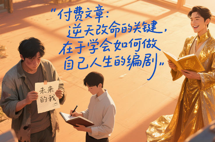 付费文章：逆天改命的关键，在于学会如何做自己人生的编剧-夏姐拆项目