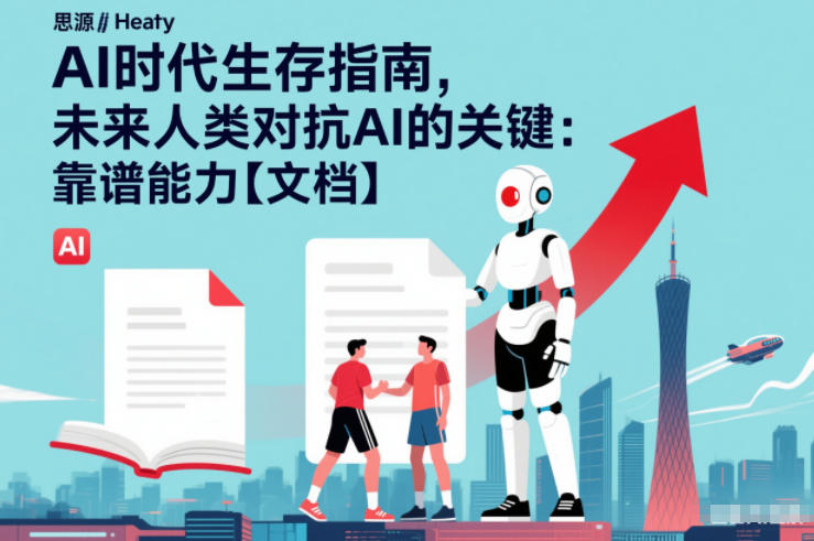 AI时代生存指南，未来人类对抗AI的关键：靠谱能力【文档】-夏姐拆项目