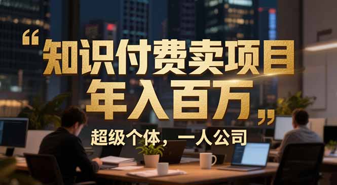 从0到年入百万：超级个体实战心得公开，个人IP×精准引流×成交系统全拆解-夏姐拆项目