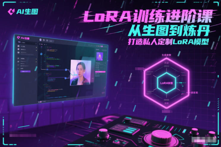 LoRA训练进阶课，从生图到炼丹，打造私人定制LoRA模型-夏姐拆项目