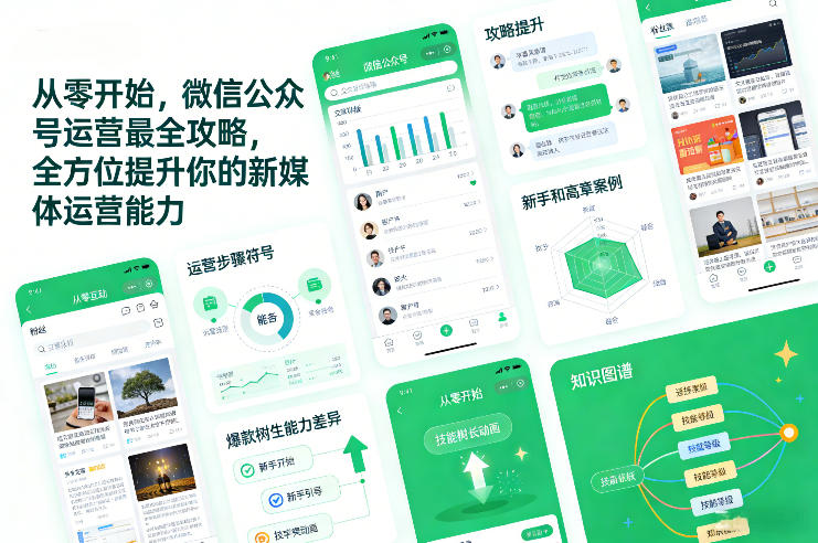从零开始，微信公众号运营最全攻略，全方位提升你的新媒体运营能力-夏姐拆项目