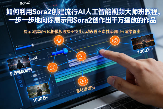 如何利用Sora2创建流行AI人工智能视频大师班，一步一步地向你展示用Sora2创作出千万播放的作品-夏姐拆项目