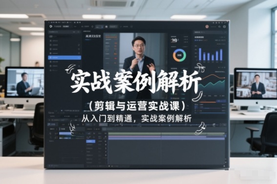剪辑与运营实战课，从入门到精通，实战案例解析(更新2026)-夏姐拆项目