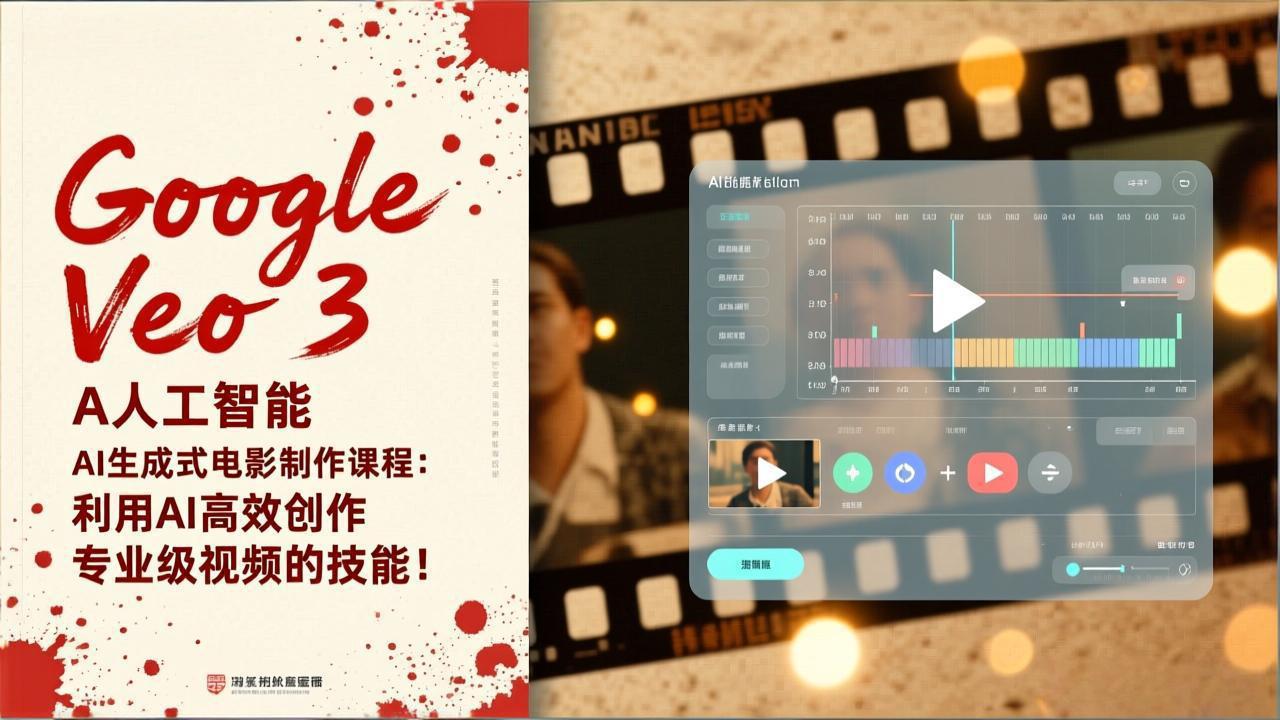 Google Veo 3人工智能AI生成式电影制作课程：利用AI高效创作专业级视频的技能！-夏姐拆项目
