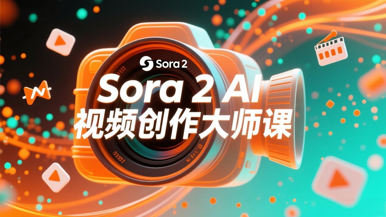 如何利用Sora 2创建流行AI人工智能视频大师班教程：掌握创作全流程，产出百万播放内容-夏姐拆项目