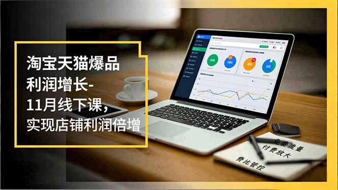 淘宝天猫爆品利润增长-11月线下课，免费流量、付费放大、费比管控，实现店铺利润倍增-夏姐拆项目
