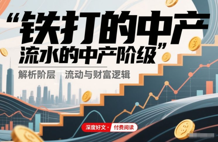 付费文章：铁打的中产，流水的中产阶级-夏姐拆项目