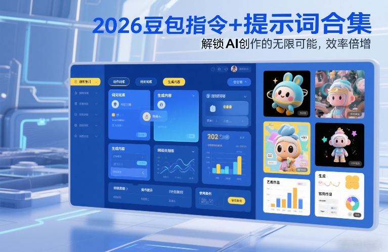 2026豆包指令+提示词合集，解锁AI创作的无限可能，效率倍增-夏姐拆项目