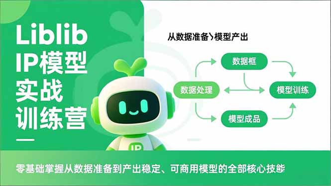 Liblib IP模型实战训练营，零基础掌握从数据准备到产出稳定、可商用模型的全部核心技能-夏姐拆项目