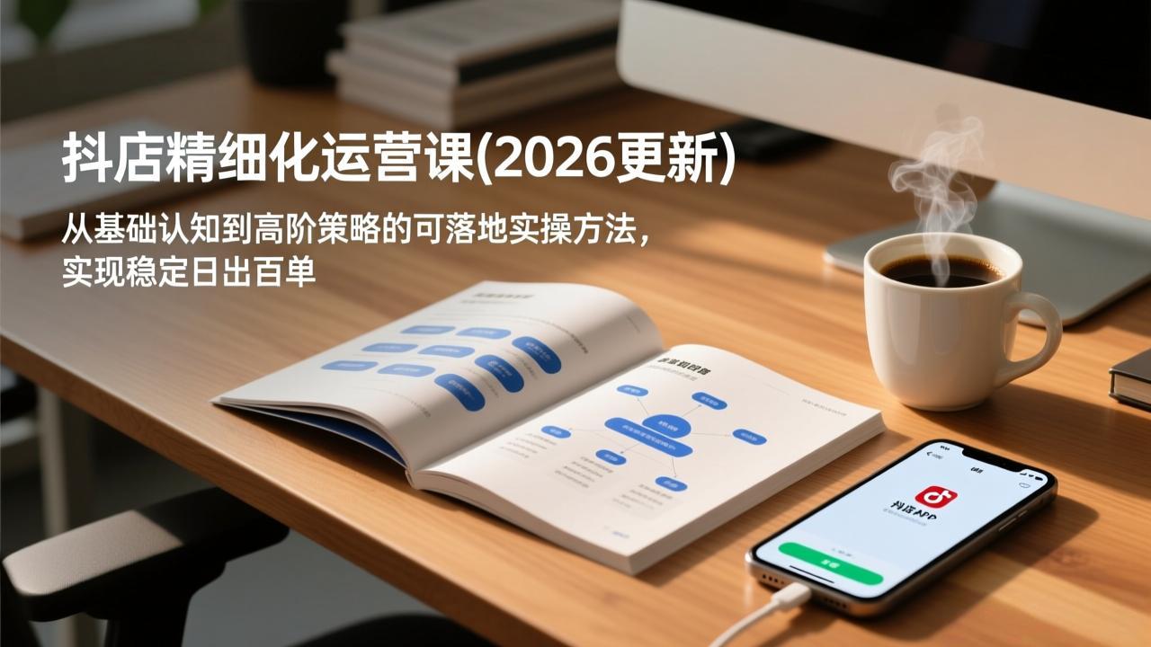 抖店精细化运营课(2026更新-夏姐拆项目