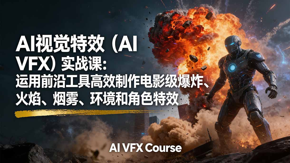 AI视觉特效(AI VFX-夏姐拆项目
